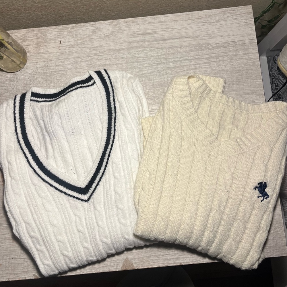 Women Cream Cable Knit Sweater